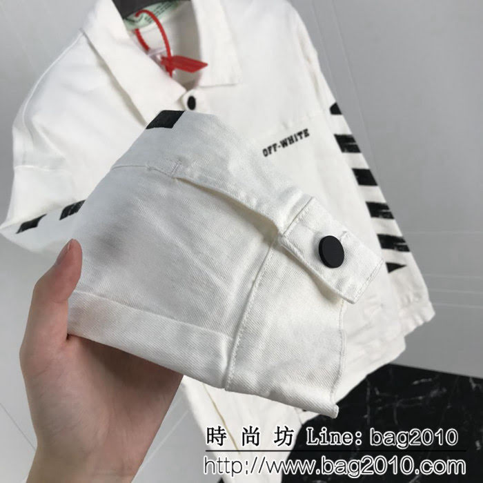 OFFwhite 18ss秋冬新款 薄款牛仔外套 水洗牛仔 男女同款 ydi1066